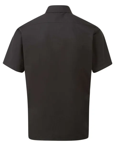  MEN'S SHORT SLEEVE POPLIN SHIRT - Premier Black