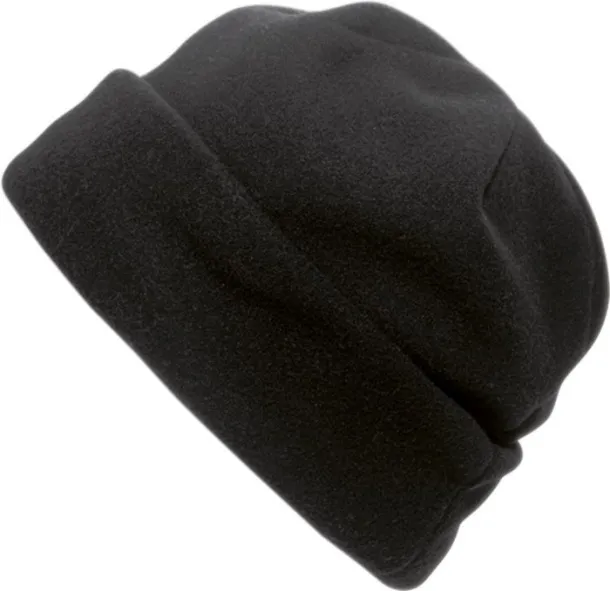 ELLIANA polyester fleece (200 gr/m²) beanie Crna