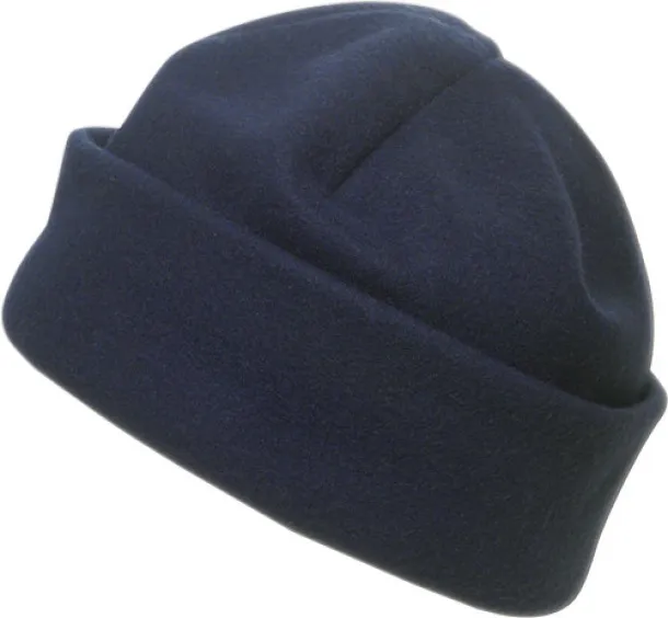 ELLIANA polyester fleece (200 gr/m²) beanie blue