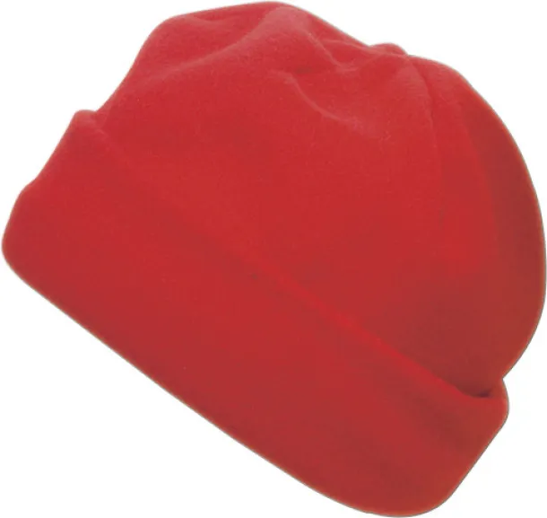 ELLIANA polyester fleece (200 gr/m²) beanie red