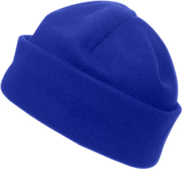 ELLIANA polyester fleece (200 gr/m²) beanie cobalt blue