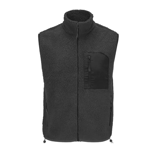 SOL'S FURY bodywarmer - SOL'S Carbon Grey Black