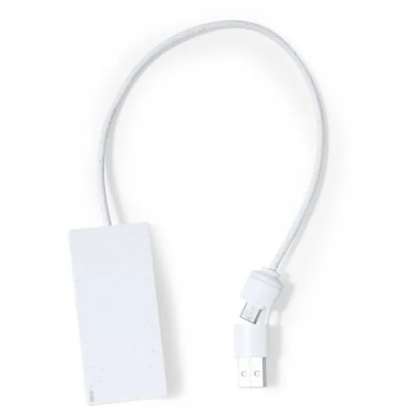  USB i USB tip C hub od ekstrakta kamena white