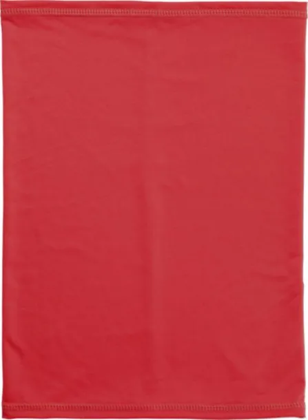 NOÉMIE Multifunctional polyester scarf and mask Crvena