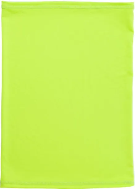 NOÉMIE Multifunctional polyester scarf and mask lime