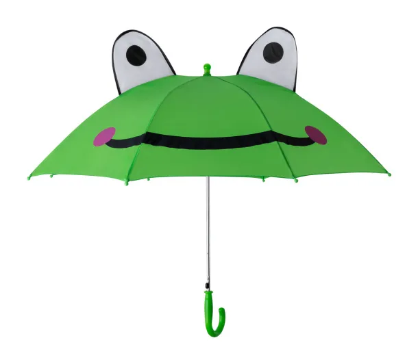 Seter kids umbrella, cat Green