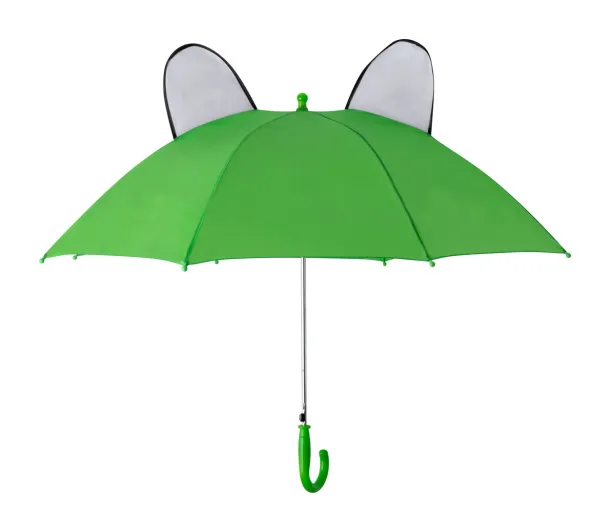 Seter kids umbrella, cat Green