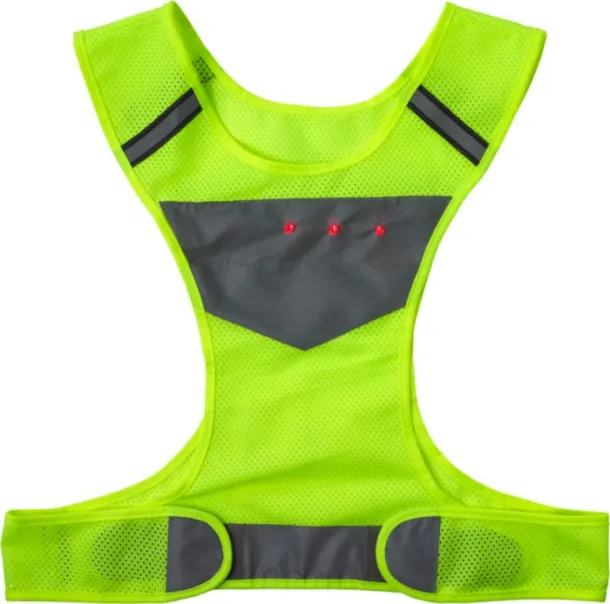 MINNA Nylon (600D) safety vest yellow