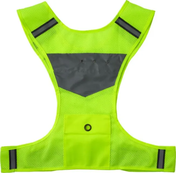 MINNA Nylon (600D) safety vest yellow