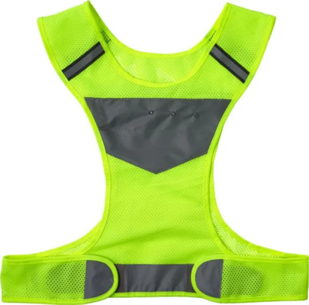 MINNA Nylon (600D) safety vest yellow