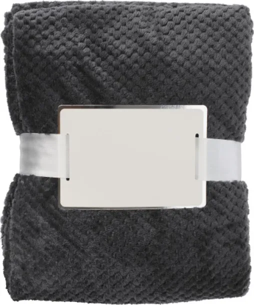 Nikolai Flannel fleece (230 gr/m²) blanket  Siva