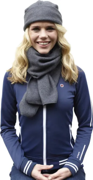 RUSSO polyester fleece (200 gr/m²) beanie and scarf