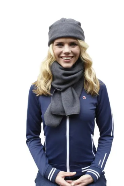 RUSSO polyester fleece (200 gr/m²) beanie and scarf