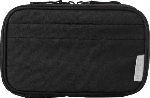 CALIX rPET 300D polyester travel pouch Crna
