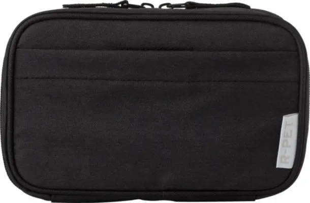 CALIX rPET 300D polyester travel pouch Crna