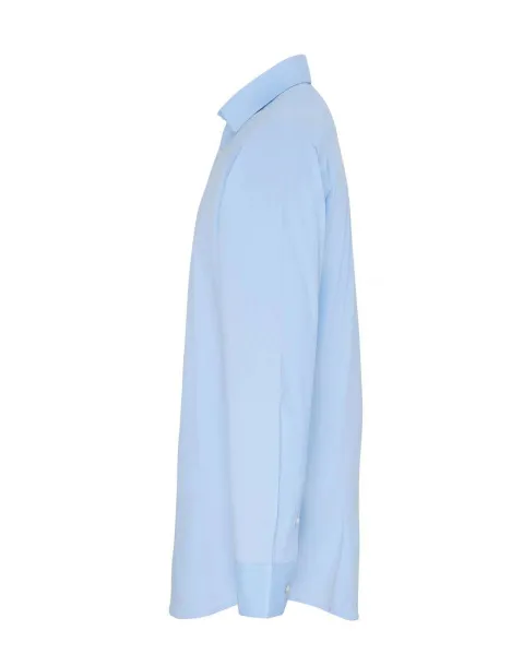  MEN'S STRETCH-FIT COTTON POPLIN LONG SLEEVE SHIRT - Premier Pale Blue