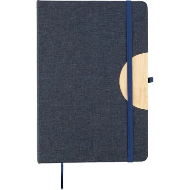  Notebook approx. A5 RPET Plava