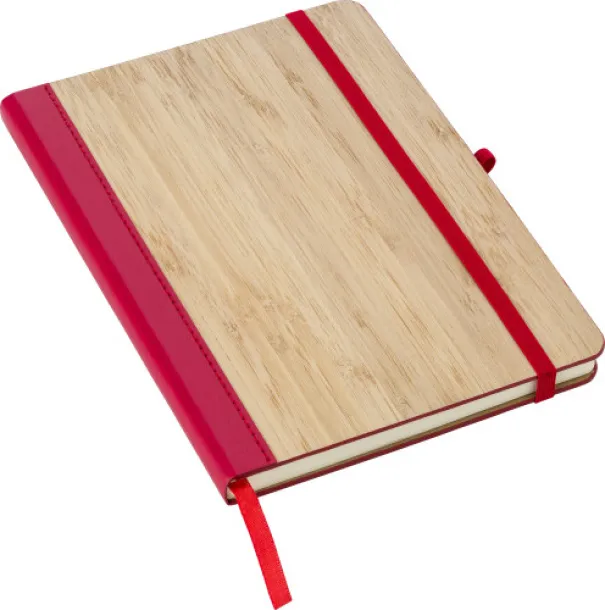 Dorita PU and bamboo notebook A5
