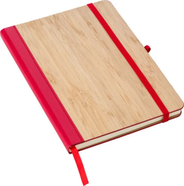 Dorita PU and bamboo notebook A5