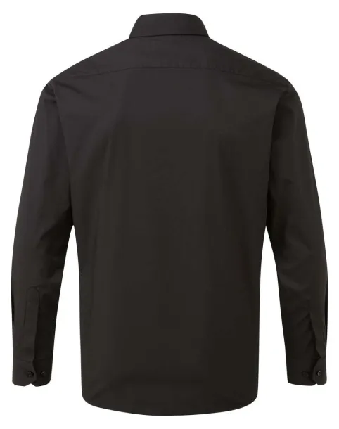  MEN'S LONG SLEEVE POPLIN SHIRT - Premier Black