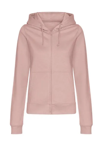  WOMEN'S COLLEGE ZOODIE - Just Hoods Dusty Pink