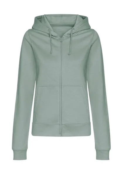  WOMEN'S COLLEGE ZOODIE - Just Hoods Dusty Green