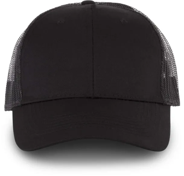  OEKOTEX CERTIFIED TRUCKER CAP - K-UP Black Black