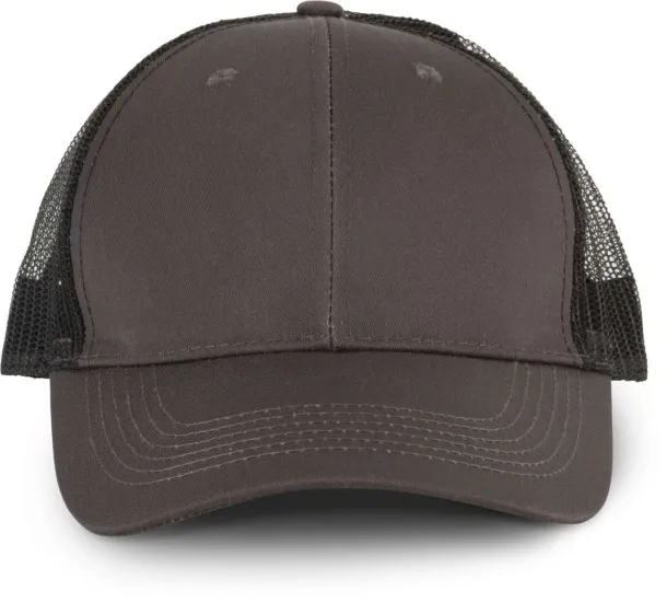  OEKOTEX CERTIFIED TRUCKER CAP - K-UP Shale Grey Black