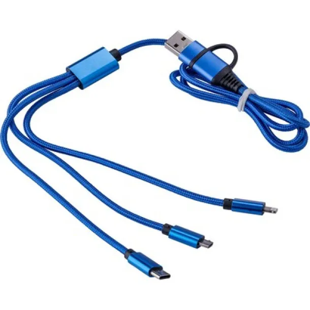  Charging cable light blue