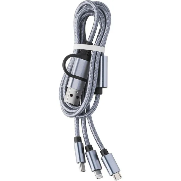  Charging cable Srebrna