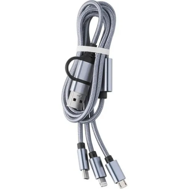  Charging cable Srebrna