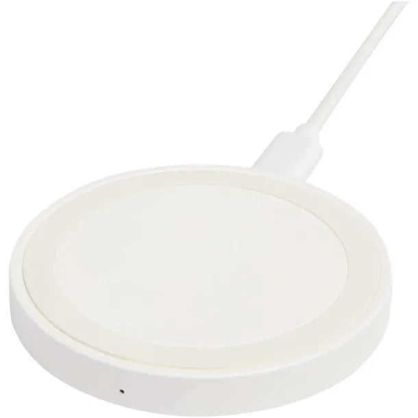 Freal 15W recycled plastic wireless charging pad White