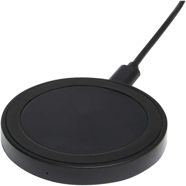 Freal 15W recycled plastic wireless charging pad Crna