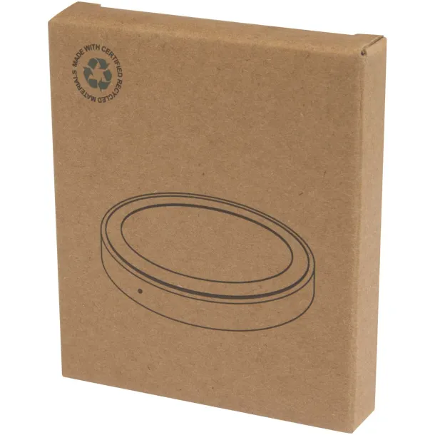 Freal 15W recycled plastic wireless charging pad Crna