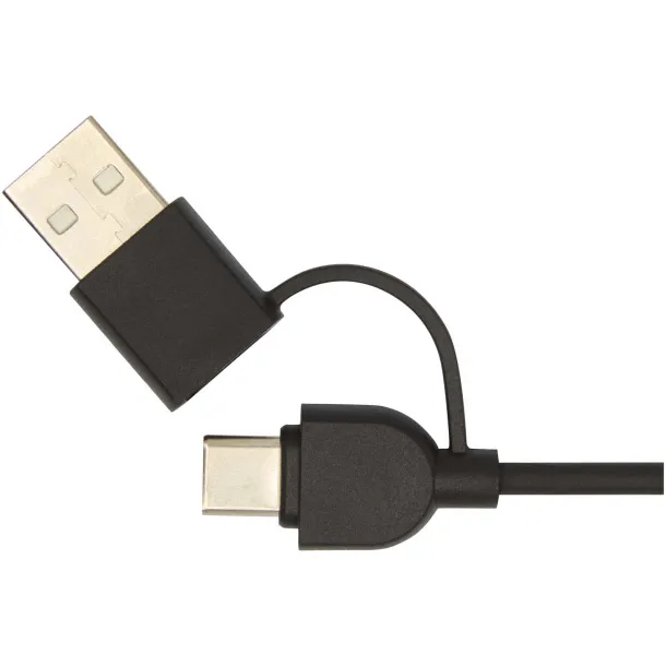 Freal 15W recycled plastic wireless charging pad Crna