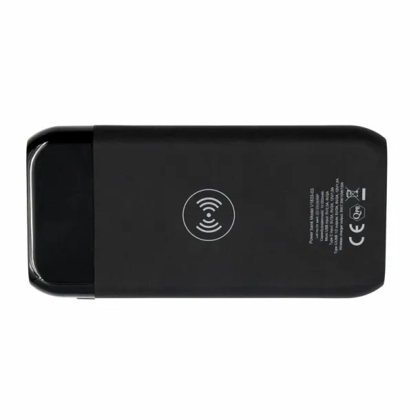 Cory power bank 10 000 mAh ekskluzivna kolekcija, bežični punjač 5W-15W black