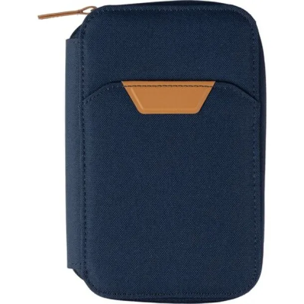  Travel wallet RPET navy blue