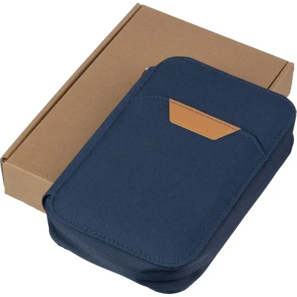  Travel wallet RPET navy blue