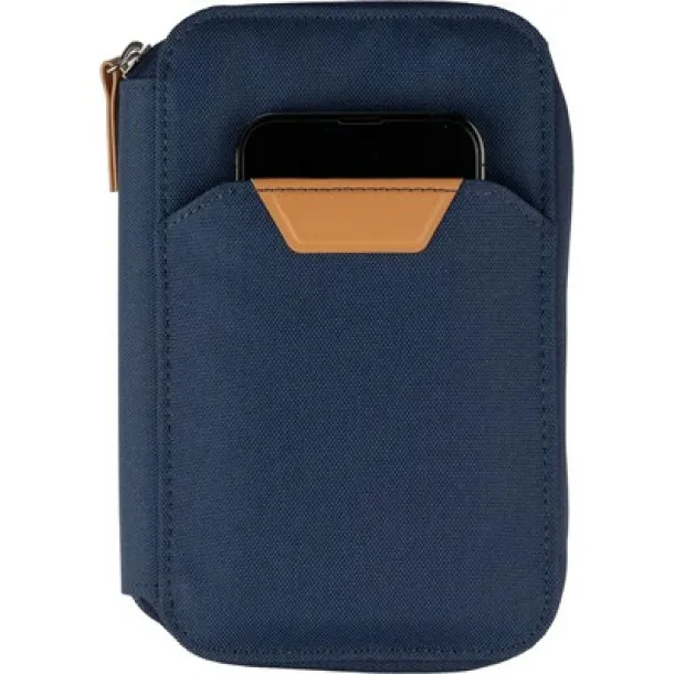  Travel wallet RPET navy blue