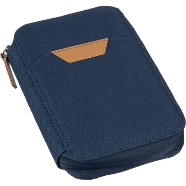  Travel wallet RPET Mornarski plava