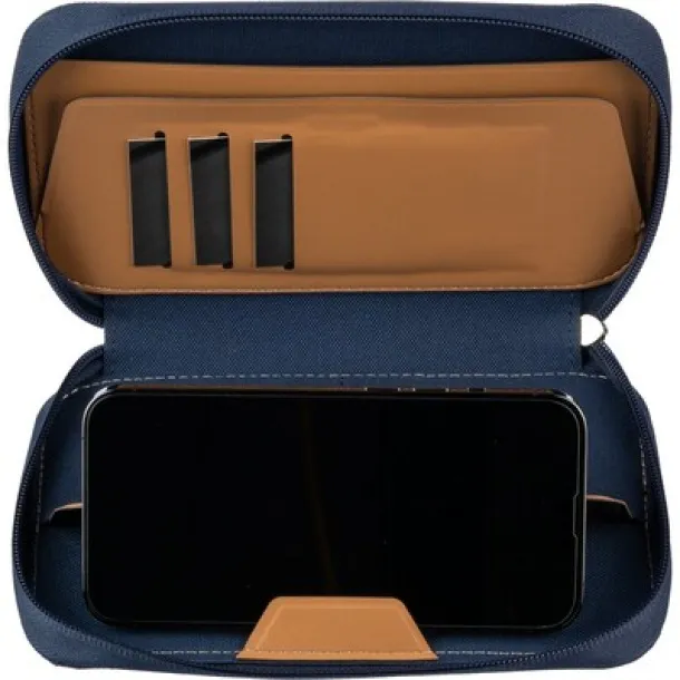  Travel wallet RPET Mornarski plava