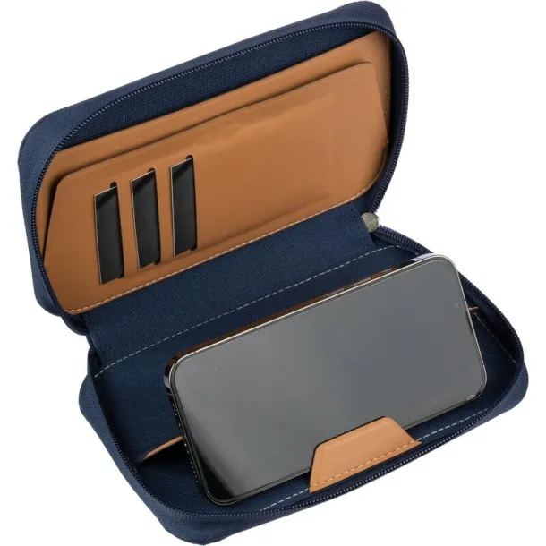  Travel wallet RPET Mornarski plava