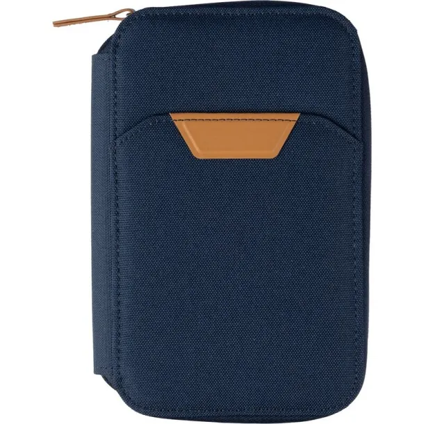  Travel wallet RPET navy blue