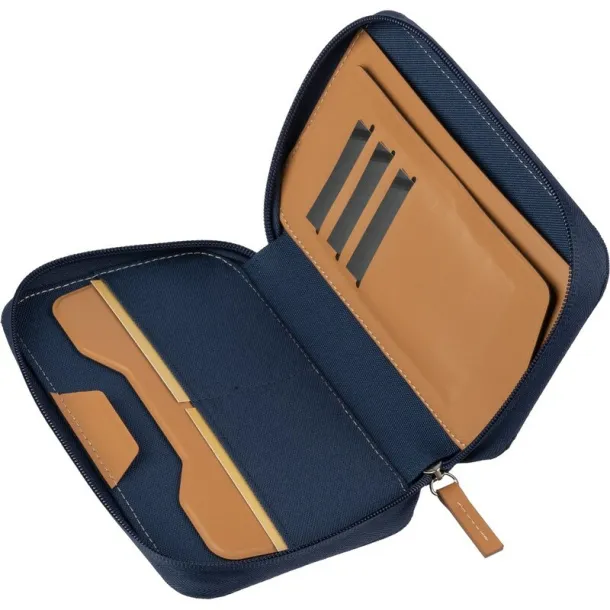  Travel wallet RPET Mornarski plava