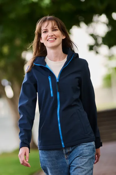  WOMEN'S VENTURER 3 LAYER HOODED SOFTSHELL JACKET - Regatta Seal Grey Black