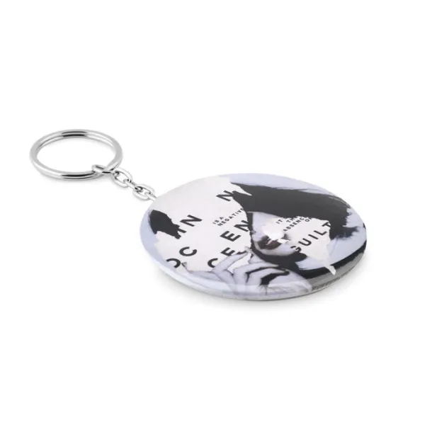 PIN FLASK Key ring with bottle opener Matt Silver