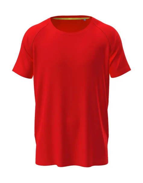  Active 140 Raglan Men - Stedman Scarlet Red