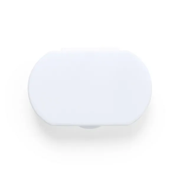  Antibacterial pill box with 3 compartments white