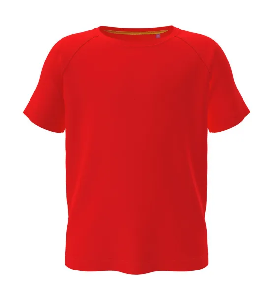  Raglan sportska dječja kratka majica - Stedman Scarlet Red