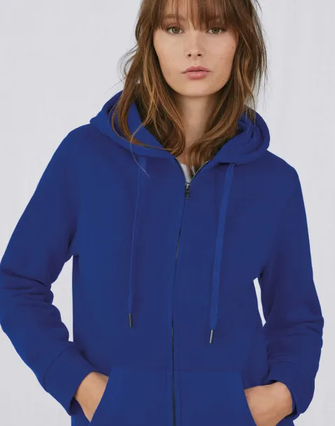 QUEEN Ženski hoodie s patentnim zatvaračem, 280 g/m² - B&C